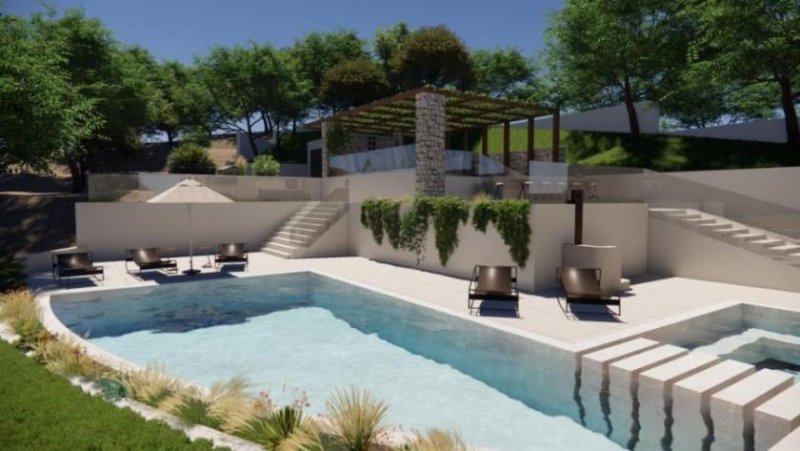 Asomatos Kreta, Asomatos: Neubau-Projekt! Luxusvilla mit Swimmingpool zu verkaufen Haus kaufen